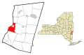 Columbia County New York incorporated areas Greenport highlighted.svg