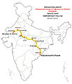 (Visakhapatnam - Bhagat Ki Kothi) Express Route map.jpg