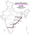 (Santragachi - Tirupathi) Express Route map.jpg