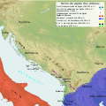 Map of the Kingdom of Agron of the Ardiaei (Portuguese).svg