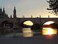 Atardecer en el Puente de Piedra 6.JPG