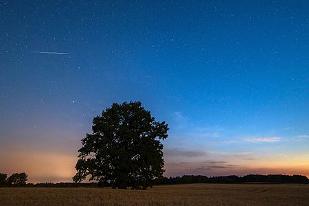 Iridium flare