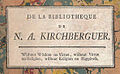 Niklaus Anton Kirchberger, Exlibris.jpg
