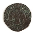 Mynt av silver. 2 öre. 1592 - Skoklosters slott - 109081.tif