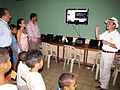 Entrega de aulas interactivas en el Proyecto educativo en Cartagena, Colombia. 2009.JPG