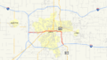 Interstate 496 (Michigan) map.png