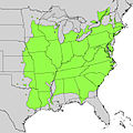 Carya cordiformis range map.jpg