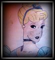 Cinderella Framed Done In Colored Pencil and Mechanical Pencil.jpg