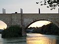 Atardecer en el Puente de Piedra 5.JPG