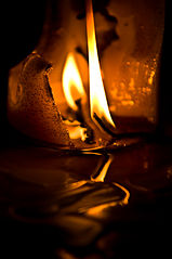 Burned candle and spilled wax.jpg