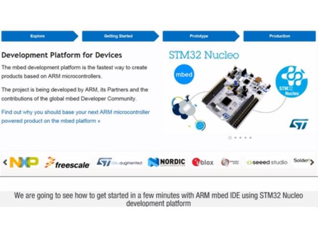 ARM® mbed™ IDE 시작하기