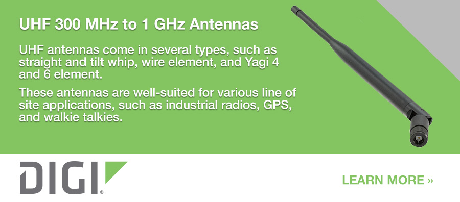 UHF 300 MHz to 1 GHz Antennas