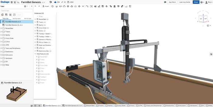 FarmBot v1.4 CAD Models Now Available!