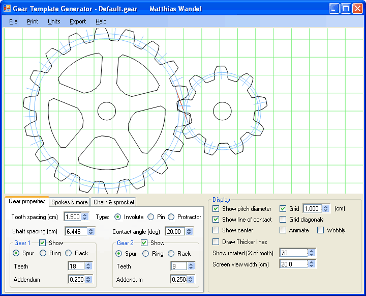 gear template generator crack