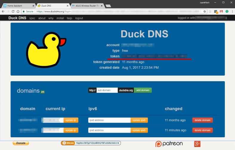 DuckDNS page 2