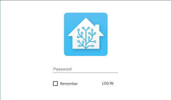 Home Assistant password prompt