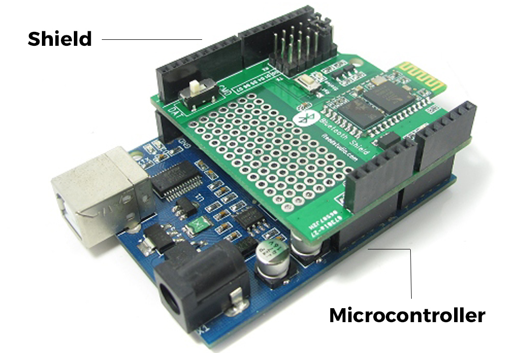 microcontroller and shield