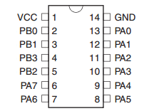 ATTiny84-Pin-Layout