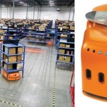 Amazing Warehouse Automation (Little orange rack lifting robots)