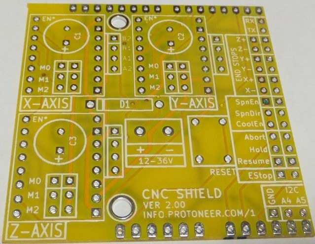 Arduino CNC Shield - PCB Front