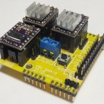 Arduino CNC Shield - Pololu Stepper Drivers Installed