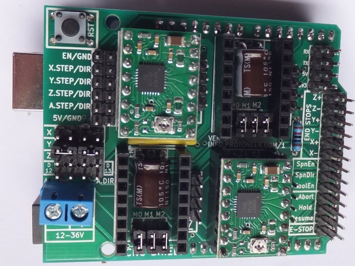 Arduino-CNC-Shield-V3-Top