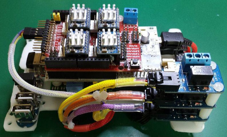 Arduino CNC Shield Raspberry Pi Enclosure- Stack