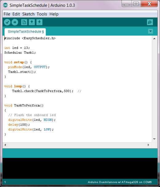 Arduino-Task-Scheduler