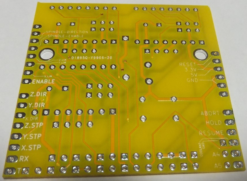 Arduino CNC Shield - PCB Back