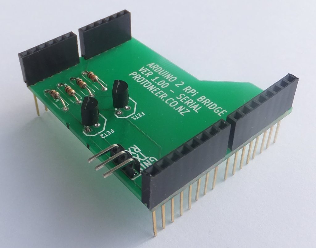 Arduino 2 Raspberry Pi Bridge Shield