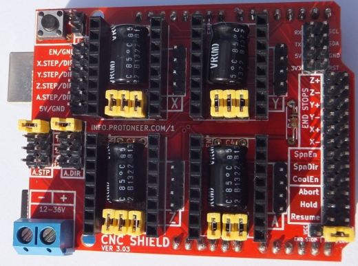 にこ Arduino CNC Shield V3.XX – Assembly Guide | Protoneer.co.nz