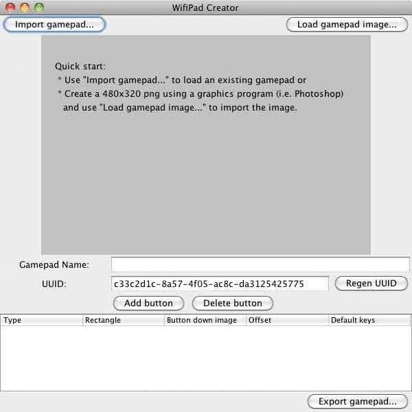 WifiPad Creator Interface