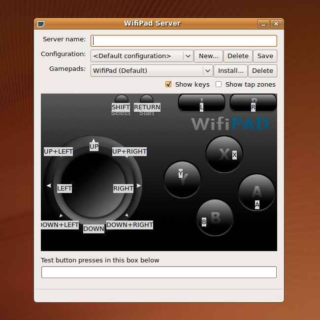 WifiPad Server Linux