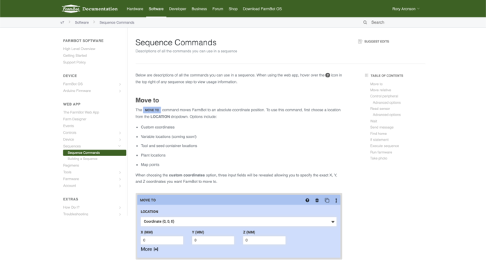 New FarmBot Documentation