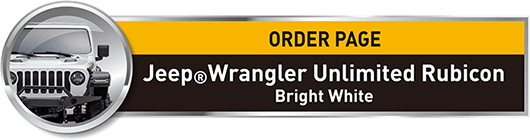 MINI-Z 4X4 Readyset Jeep(R) Wrangler Unlimited Rubicon Bright White No.32536W-B