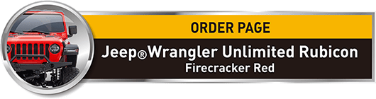 MINI-Z 4X4 Readyset Jeep(R) Wrangler Unlimited Rubicon Firecracker Red No.32521R-B