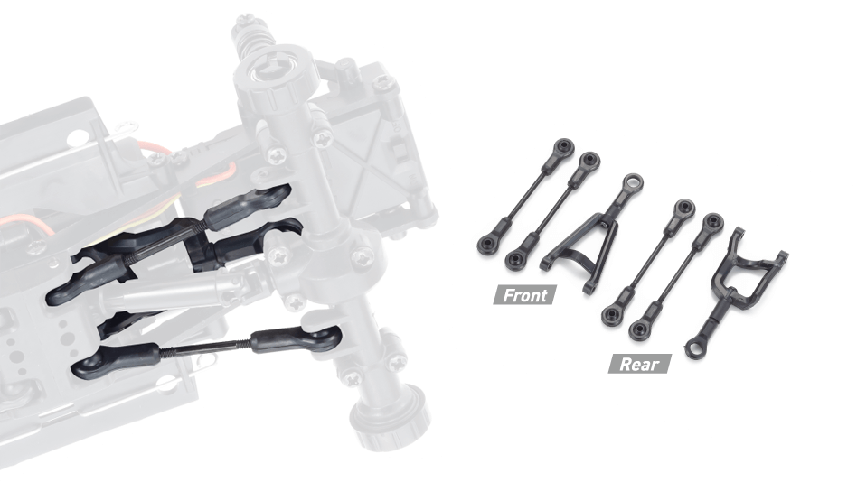 STEEL LINK & BALL END