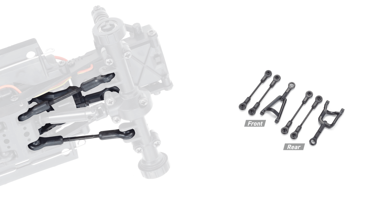 STEEL LINK & BALL END