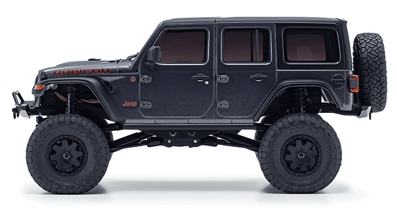 MINI-Z 4X4 Readyset Jeep(R) Wrangler Unlimited Rubicon Granite Crystal Metallic No.32521GM-B